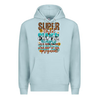 Blue Mist super tired super hungry super pregnant Premium Hoodie - texasbilliewilder