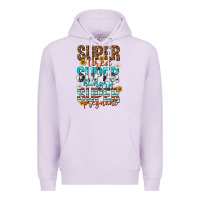 Lilac super tired super hungry super pregnant Premium Hoodie - texasbilliewilder