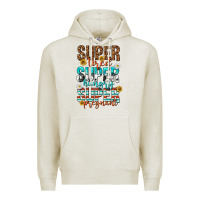 Oatmeal Heather super tired super hungry super pregnant Premium Hoodie - texasbilliewilder