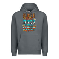 Rock super tired super hungry super pregnant Premium Hoodie - texasbilliewilder