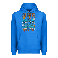 True Royal super tired super hungry super pregnant Premium Hoodie - texasbilliewilder