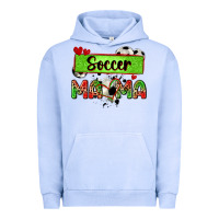 Pigment Grape Ice soccer mama with leopard Urban Hoodie - Zillion Design Studio