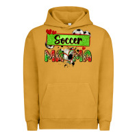 Pigment Peanut Butter soccer mama with leopard Urban Hoodie - Zillion Design Studio