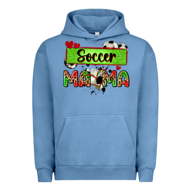 Soccer Mama With Leopard Urban Hoodie by Zillion Design Studio | Teevron