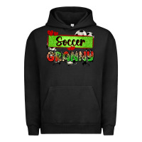 Pigment Black soccer granny with leopard Urban Hoodie - Zillion Design Studio