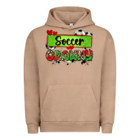 Pigment Burro soccer granny with leopard Urban Hoodie - Zillion Design Studio