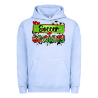 Pigment Grape Ice soccer granny with leopard Urban Hoodie - Zillion Design Studio