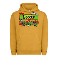 Pigment Peanut Butter soccer granny with leopard Urban Hoodie - Zillion Design Studio