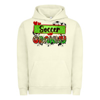 Pigment Pistachio soccer granny with leopard Urban Hoodie - Zillion Design Studio