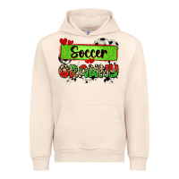Sandshell soccer granny with leopard Urban Hoodie - Zillion Design Studio
