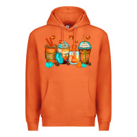 Carrot thankful coffee cups Premium Hoodie - Zillion Design Studio