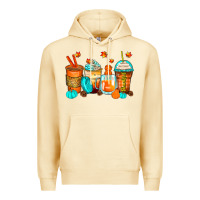 Pina Colada thankful coffee cups Premium Hoodie - Zillion Design Studio
