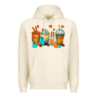 Tofu thankful coffee cups Premium Hoodie - Zillion Design Studio