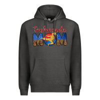 Charcoal Heather taekwondo mom Premium Hoodie - texasbilliewilder