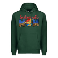 Sports Green taekwondo mom Premium Hoodie - texasbilliewilder