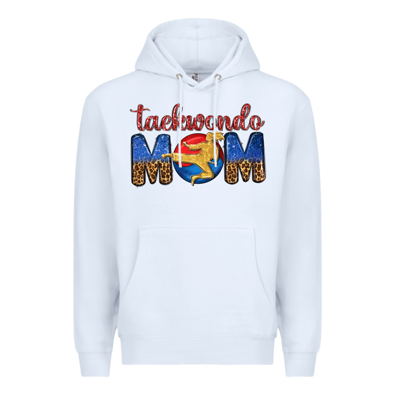 Taekwondo Mom Premium Hoodie by texasbilliewilder | Teevron