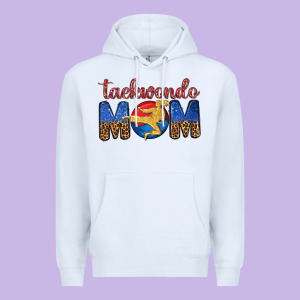 Taekwondo Mom Premium Hoodie Designed By Texasbilliewilder