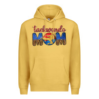 Antique Gold taekwondo mom Premium Hoodie - texasbilliewilder
