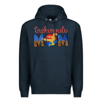 Navy taekwondo mom Premium Hoodie - texasbilliewilder