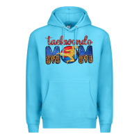 Ocean Blue taekwondo mom Premium Hoodie - texasbilliewilder