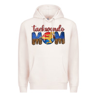 Pale Pink taekwondo mom Premium Hoodie - texasbilliewilder