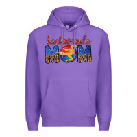 Purple taekwondo mom Premium Hoodie - texasbilliewilder