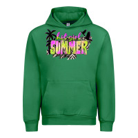 Emerald hot girl summer with palms Urban Hoodie - texasbilliewilder