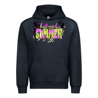 Navy hot girl summer with palms Urban Hoodie - texasbilliewilder