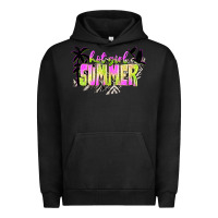 Pigment Black hot girl summer with palms Urban Hoodie - texasbilliewilder