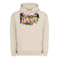 Pigment French Oak hot girl summer with palms Urban Hoodie - texasbilliewilder