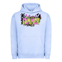 Pigment Grape Ice hot girl summer with palms Urban Hoodie - texasbilliewilder