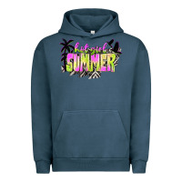 Pigment Midnight Navy hot girl summer with palms Urban Hoodie - texasbilliewilder