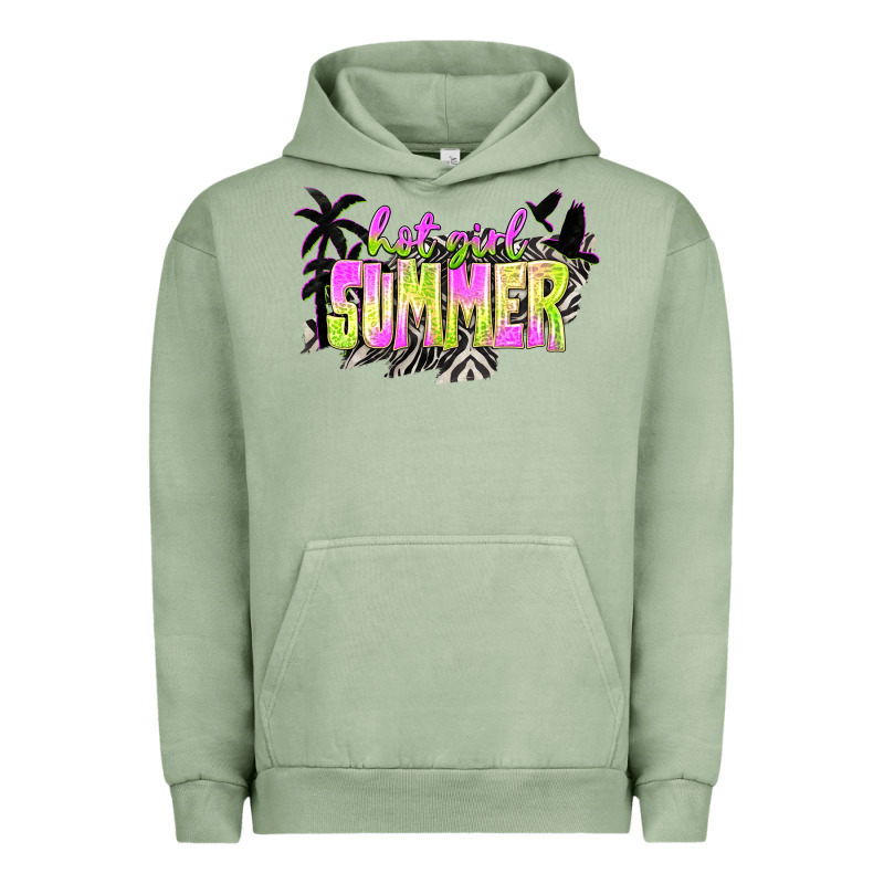 Hot Girl Summer With Palms Urban Hoodie by texasbilliewilder | Teevron