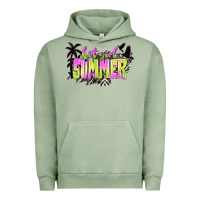 Pigment Oil Green hot girl summer with palms Urban Hoodie - texasbilliewilder