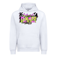 White hot girl summer with palms Urban Hoodie - texasbilliewilder