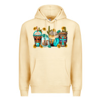 Pina Colada blessed coffee cups Premium Hoodie - Zillion Design Studio