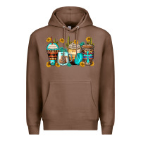 Chestnut blessed coffee cups Premium Hoodie - Zillion Design Studio