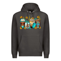 Smoke blessed coffee cups Premium Hoodie - Zillion Design Studio