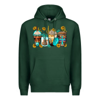 Sports Green blessed coffee cups Premium Hoodie - Zillion Design Studio