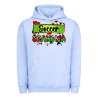 Pigment Grape Ice soccer grandma with leopard Urban Hoodie - Zillion Design Studio