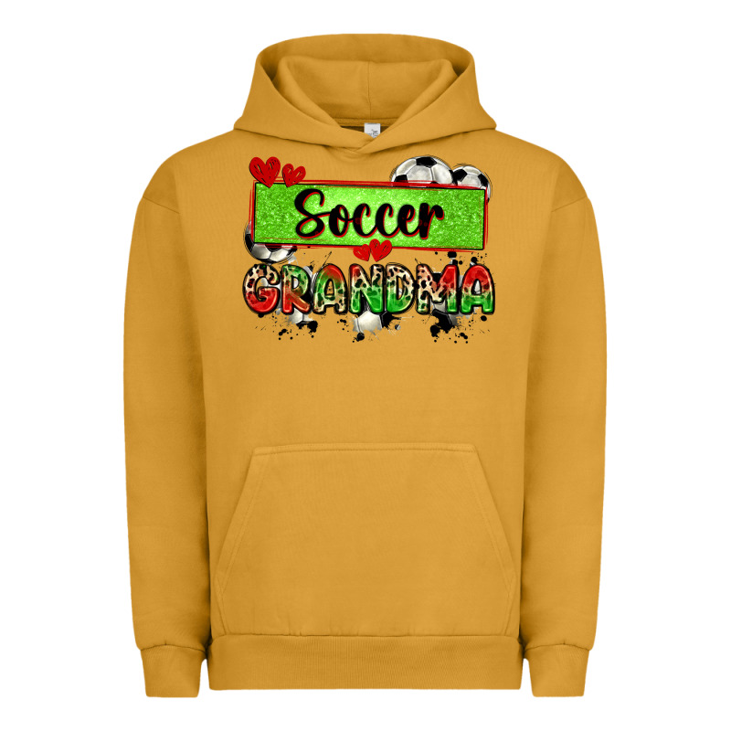 Soccer Grandma With Leopard Urban Hoodie by Zillion Design Studio | Teevron