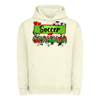 Pigment Pistachio soccer grandma with leopard Urban Hoodie - Zillion Design Studio