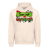 Sandshell soccer grandma with leopard Urban Hoodie - Zillion Design Studio