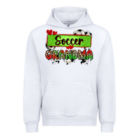 White soccer grandma with leopard Urban Hoodie - Zillion Design Studio