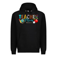 Black teacher mom Premium Hoodie - texasbilliewilder