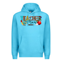 Ocean Blue teacher mom Premium Hoodie - texasbilliewilder
