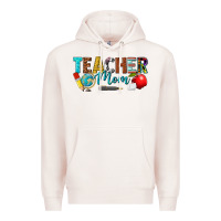 Pale Pink teacher mom Premium Hoodie - texasbilliewilder