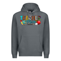 Rock teacher mom Premium Hoodie - texasbilliewilder