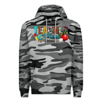 Slate Camo teacher mom Premium Hoodie - texasbilliewilder