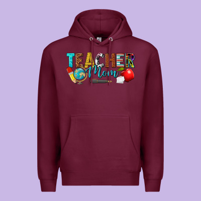 Teacher Mom Premium Hoodie Designed By Texasbilliewilder